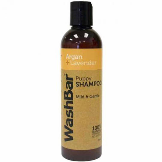 WashBar 100% Natural Puppy Shampoo - Argan and Lavender - 250ml